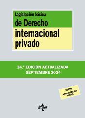 Portada de Legislación básica de Derecho Internacional privado