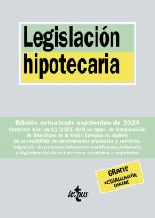 Portada de Legislación hipotecaria