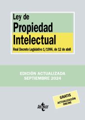 Portada de Ley de Propiedad Intelectual