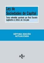 Portada de Ley de Sociedades de Capital (Ebook)