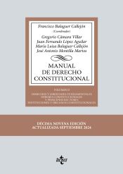 Portada de Manual de Derecho Constitucional