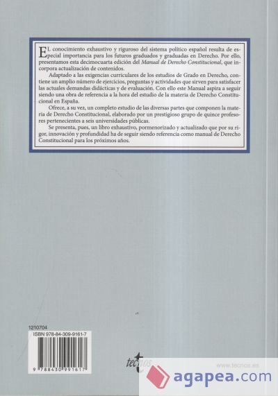 Manual de Derecho Constitucional