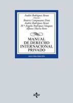 Portada de Manual de Derecho Internacional privado (Ebook)