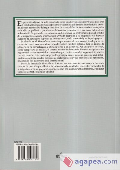 Manual de Derecho Internacional privado