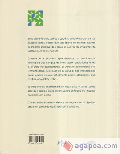 Temario de oposiciones al cuerpo de ayudantes a instituciones penitenciarias