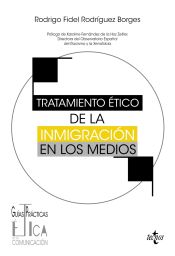 Portada de Tratamiento ético de la inmigración en los medios