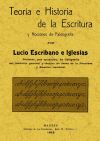 Teoría e historia de la escritura y nociones de paleografía