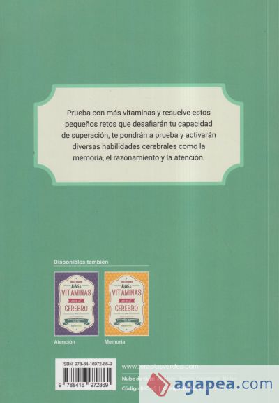 Más vitaminas para el cerebro: Razonamiento