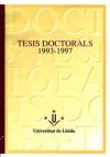 Tesis doctorals 1993-1997.