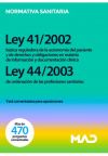 Test comentados para oposiciones de la Normativa Sanitaria. Ley 41/2022 y Ley 44/2003