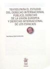 Textos Para el Estudio del Derecho Internacional Público, Derecho de la Unión Europea y Derecho Internacional de los Espacios