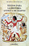 Textos para la historia antigua de Egipto