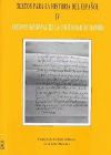 Textos para la historia del español IV