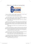 The 6 Most Important Decisions You'll Ever Make: A Guide for Teens: Updated for the Digital Age