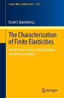 Portada de The Characterization of Finite Elasticities