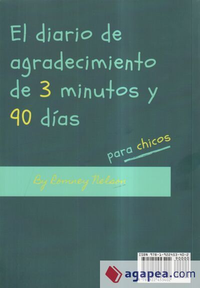 El diario de gratitud de 3 minutos y 90 d&iacute;as para ni&ntilde;os