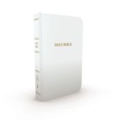 Portada de KJV, Gift and Award Bible, Imitation Leather, White, Red Letter Edition