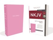 Portada de NKJV, Gift and Award Bible, Leather-Look, Pink, Red Letter Edition