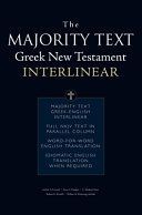 Portada de The Majority Text Greek New Testament Interlinear