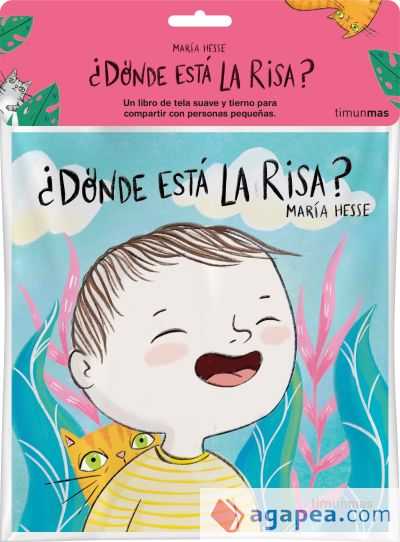 ¿Dónde está la risa? Libro de tela