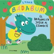 Portada de BADABUM. El dragoncito juega al escondite. Libro con solapas de tela