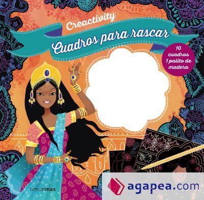 Creactivity. Cuadros para rascar. Princesas del mundo Creactivity. Cuadros para rascar. Princesas del mundo