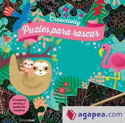 Creactivity. Jungla. Puzzles para rascar