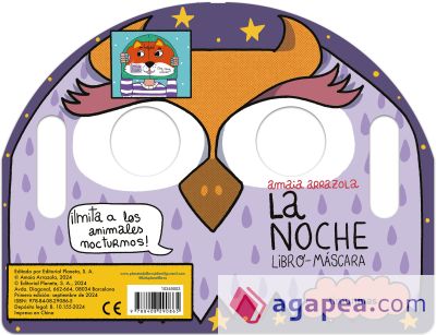 La noche. Libro-máscara