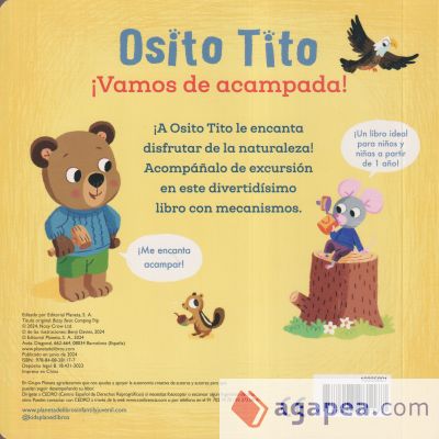 Osito Tito. ¡Vamos de acampada!