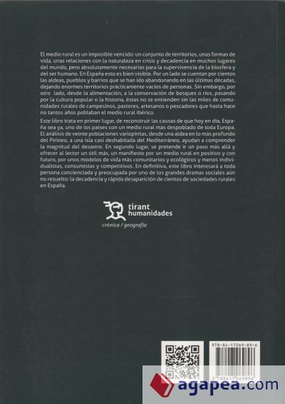 Despoblación y abandono de la España rural. El imposible vencido