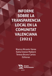 Portada de Informe sobre la transparencia local en la Comunitat Valenciana (2021)