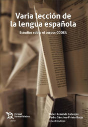 Portada de Varia lección de la lengua española. Estudios sobre el corpus CODEA