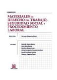 Portada de Materiales de Derecho del Trabajo , Seguridad Social y Procedimiento Laboral