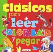 Portada de Clásicos para leer, colorear y pegar