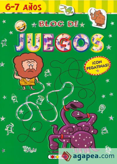 Dinosaurios 6-7 años. Bloc de juegos