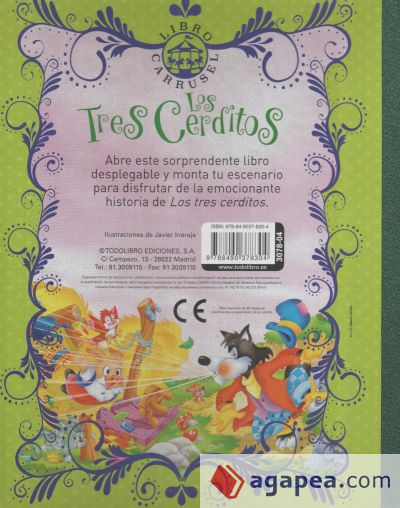 Los tres cerditos. Libro carrusel