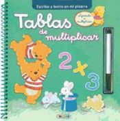 Portada de Tablas de multiplicar. Escribo y borro con mi pizarra