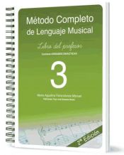 Portada de Método Completo de Lenguaje Musical. 3º Nivel. Libro del Profesor