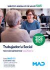 Trabajador/a Social. Temario espec&iacute;fico volumen 3. Servicio Andaluz de Salud (SAS)