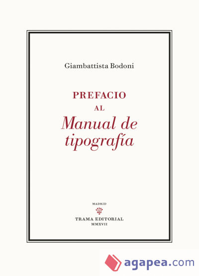 Prefacio al Manual de Tipografía