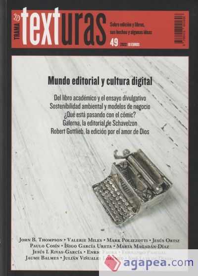 Texturas 49: Mundo editorial y cultura digital
