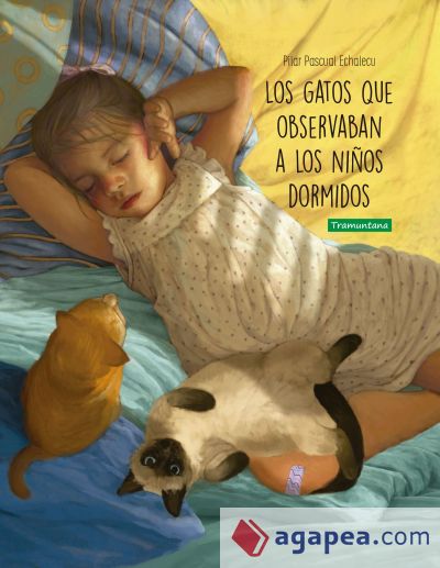 Los gatos que observaban a los niños dormidos