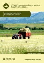 Portada de Transporte y almacenamiento de cultivos herbáceos. AGAC0108 (Ebook)