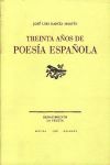 Treinta a&ntilde;os de poes&iacute;a espa&ntilde;ola (1965-1995)
