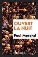 Portada de Ouvert La Nuit