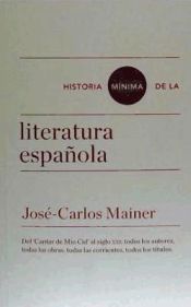 Portada de Historia mínima de la literatura española