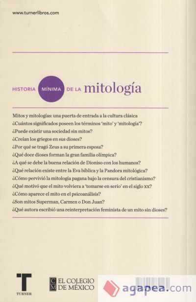 Historia mínima de la mitología