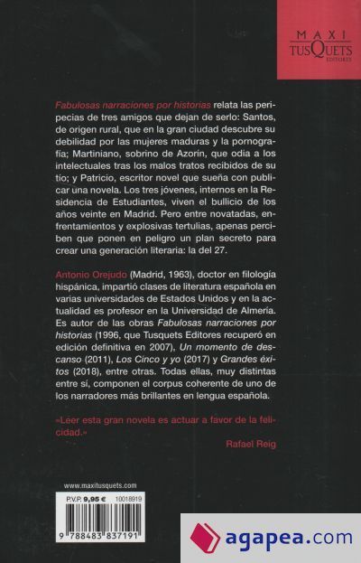 Fabulosas narraciones por historias Fabulosas narraciones por historias