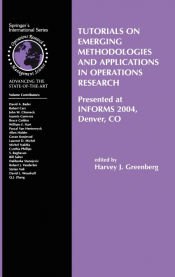 Portada de Tutorials on Emerging Methodologies and Applications in Operations Research