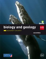 Portada de Biology and geology. 1 Secondary. Savia